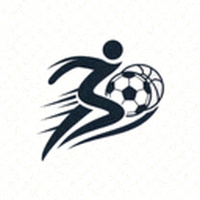 77体育官方橙色与深蓝色盾牌形Logo